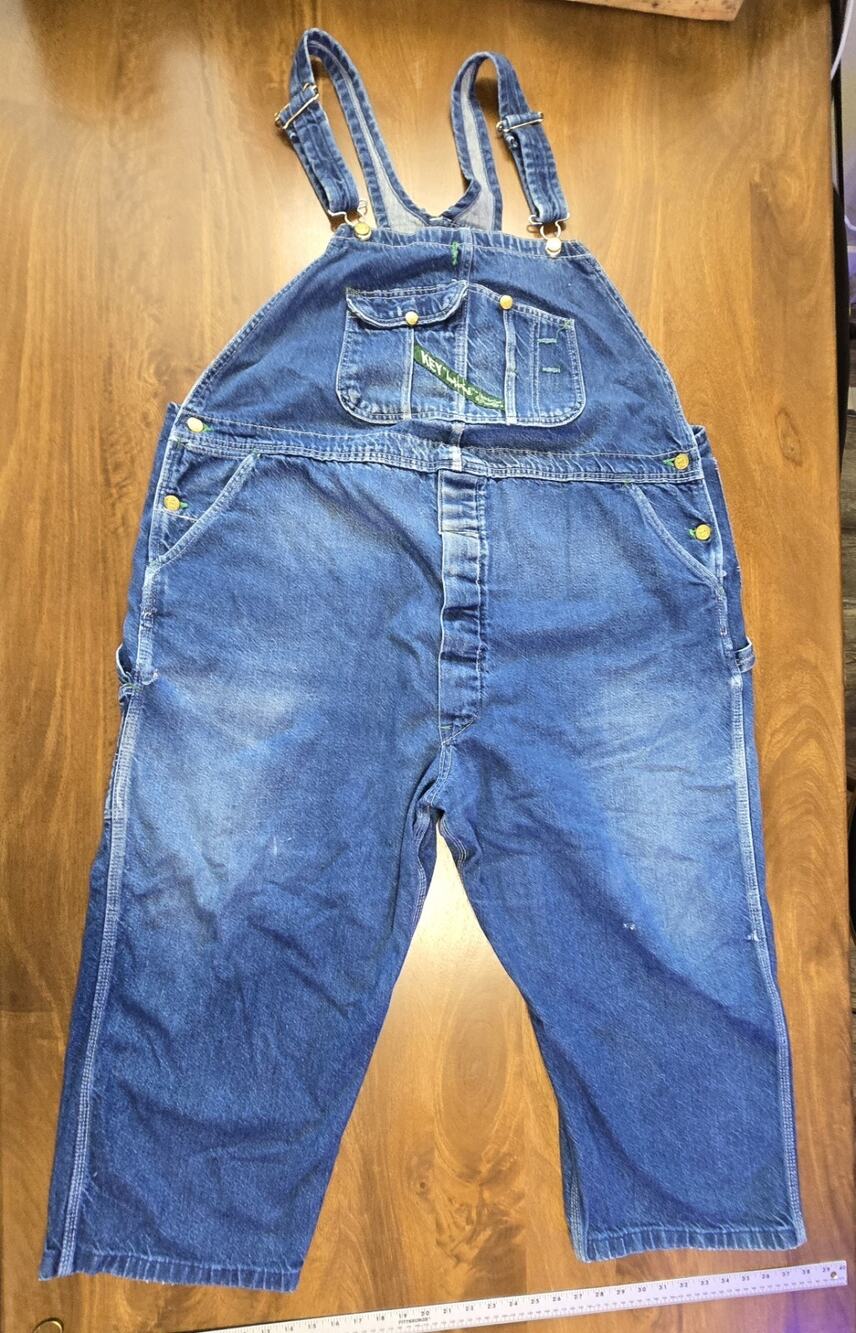 Vintage Key Imperial Overalls 48 X 36